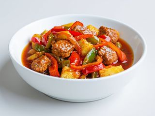 Cielęcina sosie słodko-kwaśnym