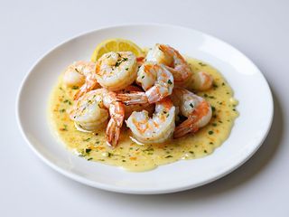 Krewetki na maśle