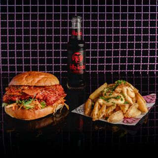 Zestaw Burger + Małe Frytki + Napój Fritz