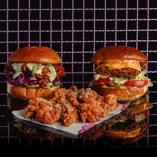 Zestaw 2x Burger + Chicken Popcorn S