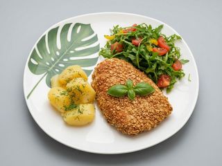 Filet z kurczaka panierowany w płatkach owsianych