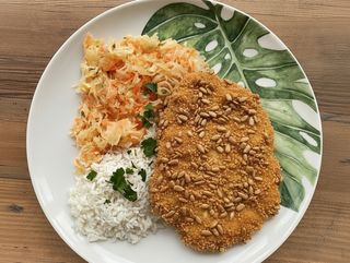 Filet z kurczaka panierowany w słoneczniku