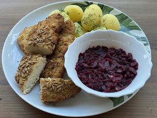 Polędwiczki z kurczaka panierowane w słoneczniku