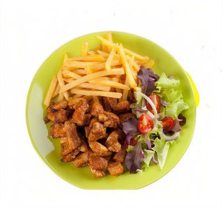 Talerz z kebabem duży