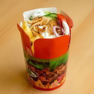 Box z frytkami z serem