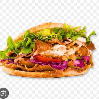 Gruby Kebab bez surówki 