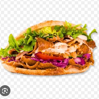 Gruby kebab  bez surówki XL