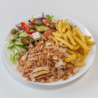 Talerz z kurczakiem duży