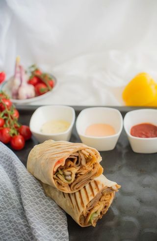 Tortilla cienka samo mięso średnia