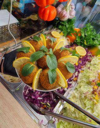 Kebap wegetariański z serem