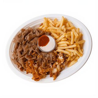 Talerz kebab Amerykański