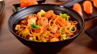 Pai thai Z wołowiną
