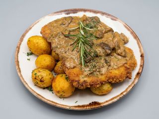 Nowość - Schabowy w sosie borowikowym 