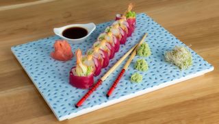 Shimayo papier sojowy z tatarem z tuńczyka 5szt