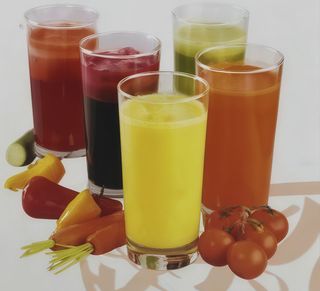 Sok z owoców wiśni