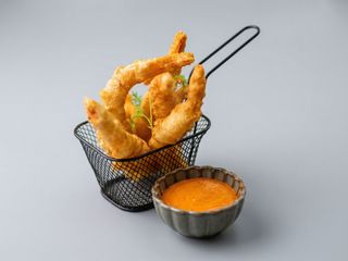 Krewetki w tempurze (5szt)