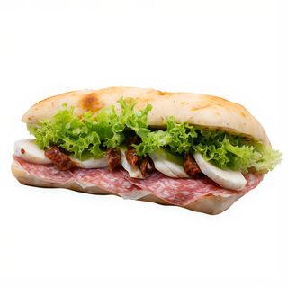 Kanapka schiacciata z salami