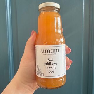 Sok UMAM 100% jabłkowy z różą 100%