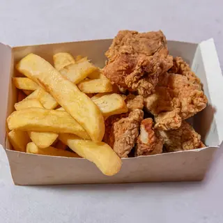Zestaw kurczak 7szt + frytki 200g x2