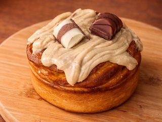 Drożdżówka o smaku kinder bueno