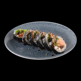 Futomaki pieczony łosoś teriyaki