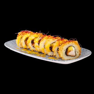 Chrupiące uramaki z kurczakiem i mango 6 szt.