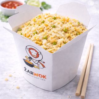 Groszkowy ryż z jajami