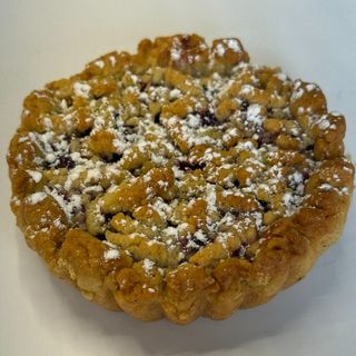 Tarta z malinami i jeżynami