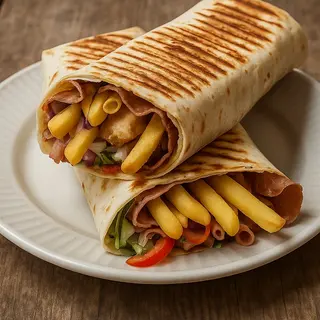 Rollo duże americano kebab  wołowo-barani