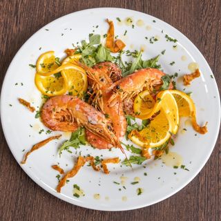 Gamberoni All'Arancello Della Casa e Arance Siciliane 4 szt.