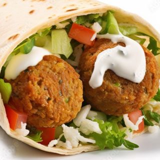 Tortilla falafel standard