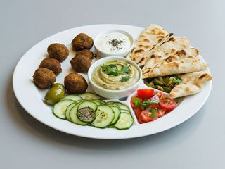 3 talerzyki wegetariańskie