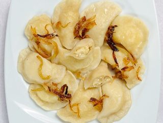Pierogi z ziemniakami i borowikami