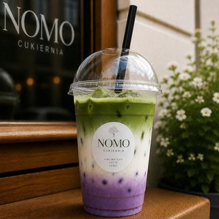 Ube Ice Matcha Latte