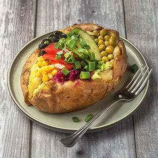 Kumpir wegański mały