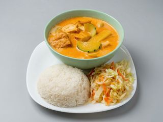 Tofu z czerwonym curry