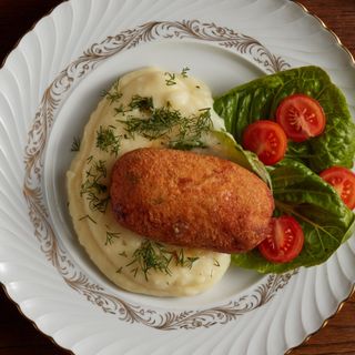 Kotlet po kijowsku z puree