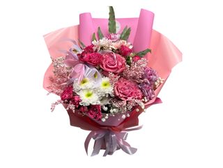 Bukiet rozmiar XL w odcieniach różu
