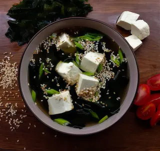 Miso z łososiem