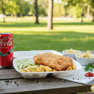 FILET drobiowy + FRYTKI + Pepsi-Cola 330 ml