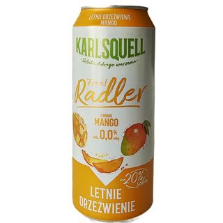 Radler KARLSQUELL 500 ml - Mango
