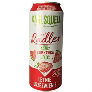 Radler KARLSQUELL 500 ml – Arbus-Truskawka