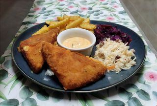 ser prażony z frytkami 80g /100g