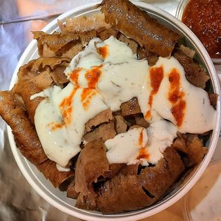 Kebab w kubku samo mięso duży