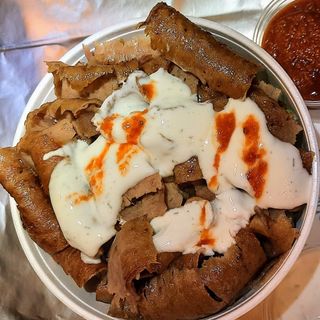 Kebab w kubku samo mięso mały