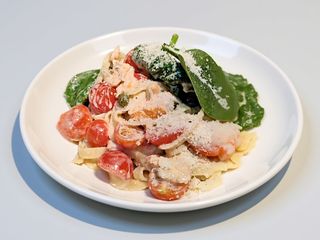 Tagliatelle z łososiem 