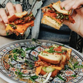 CRISPY KOREAN SANDO (vegan)