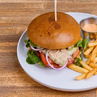 AWOKADO BURGER ( OPCJONALNIE VEGAN)