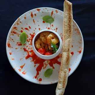 KREWETKI Z CHORIZO