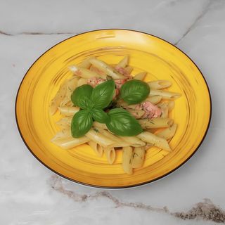 Makaron z Wędzonym Łososiem